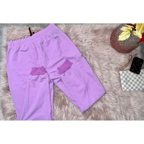 NEW FIGS Zamora High Waisted Joggers - Dusk- Large - Picture 6 of 7